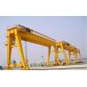 Buy cheap Load Rail Wheel Double Girder Gantry Crane Lifting Stone Blocks 50 Ton 380V 50Hz from wholesalers