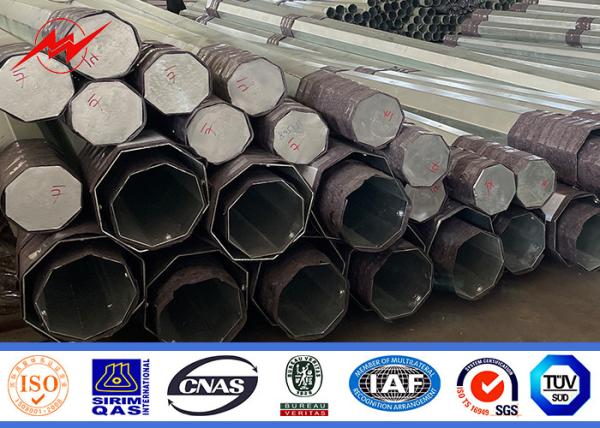 Buy cheap Hot Dip Galvanized Power Distribution Pole Electric Steel Pole 35FT 40Ft from wholesalers