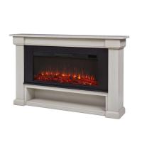 Buy cheap Electric Fireplace Cabinet with Firewood Storage and 100 BTU Heat Output Remote product