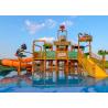 Buy cheap Summer Outdoor Water Slide Construction Aqua Park Water House Design Build from wholesalers