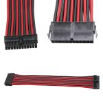 Wholesale18AWG cable sleeving braided Psu male to female extension cable black