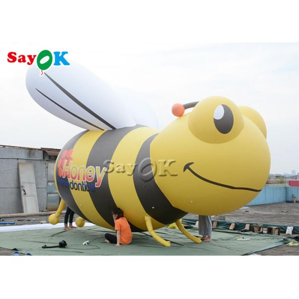 Buy cheap Custom Giant Inflatable Bees Advertising Standing Cartoon Model from wholesalers