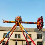 360 Degree Giant Frisbee Ride Rated Load 23 Riders Running Height 23m