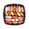 Buy cheap Square Sushi Blister Take Out Meal Box Disposable Plastic Packing With Printing For Party from wholesalers