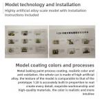 ZOOMLION Aurora Green 1/20 Scale Construction Hoist Diecast Alloy Model