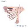 Buy cheap Poly Bag Light Pink 9pcs Travel Makeup Brush Set from wholesalers
