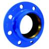 Buy cheap PN16 Blue Ductile Iron Quick Flange Adaptor For PVC Pipe from wholesalers
