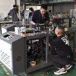 8kw Disposable Paper Food Plate Making Machine To Produce Different Size