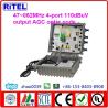 Buy cheap CATV 1G Bi-directional AGC Outdoor Optic Receiver 4-port ON-4 from wholesalers