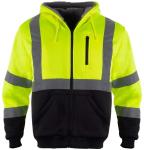 280GSM Polar Fleece Safety Winter Hi Vis Waterproof Jacket EN20471