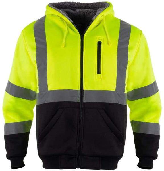 Buy cheap 280GSM Polar Fleece Safety Winter Hi Vis Waterproof Jacket EN20471 from wholesalers