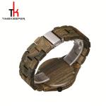 Sport Bamboo Wood Watches Wrist Watch For Men Japan 2035 Movement