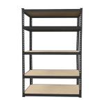 5 Tier Adjustable Heavy Duty Utility Rack Garage Metal Storage Rack Shelving