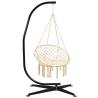 Buy cheap Customized Color Heavy Duty C Shape Frame Swing Chair Stand and Macrame Hammock Chair from wholesalers
