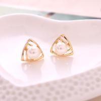 Buy cheap 2018 Fashion Pearl Earrings Ear Drops Silver Exported Korea Fashion product