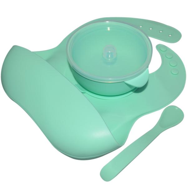 Buy cheap MHC Silicone Baby Feeding Set Ergonomic Design Lightweight Non Toxic from wholesalers