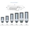 Buy cheap AC85V IP65 50W 100W 80lm/W Outdoor Led Street Lights from wholesalers