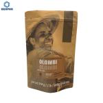 Laminated Zipper 150 Micron Kraft Paper Coffee Bags
