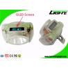 Buy cheap OLED Screen Cordless Cap Lamp , 13000Lux Led Mining Headlamp 6.2Ah Battery IP 68 from wholesalers