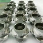 TDS150 Twin Screw Extruder Kneading Block Screw Elements HRC58-62