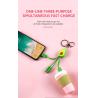 Buy cheap Customized PVC 4 in 1 USB Cable with Keyring from wholesalers
