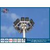 Buy cheap Outdoor Lighting Flood Light Poles Column with HDG Powder Coated from wholesalers
