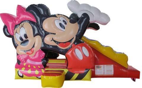 Buy cheap Safety Kids Inflatable Bounce House Mickey And Minnie Mouse Shape from wholesalers