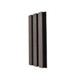 Customized Aesthetics Acoustic Slat Wood Wall Panels Melamine Finish 600x2400mm