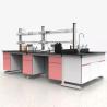 Buy cheap Island Chemistry Lab Tables Laboratory Furniture Science Benches With Sink from wholesalers