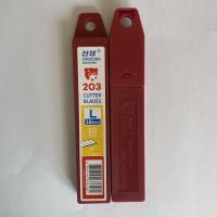 Buy cheap 18mm Snap Off Blade 60 Degrees Sinseung L203 Angle 0.5mm Thickness product