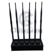 Buy cheap 6 Antennas Cell Phone Disruptor Jammer Portable Cellphone Signal Jammer product