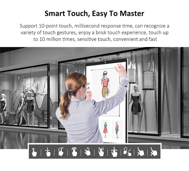 High Definition IR Touch Display Infrared Touch Frame 50 Inch With Vivid Color