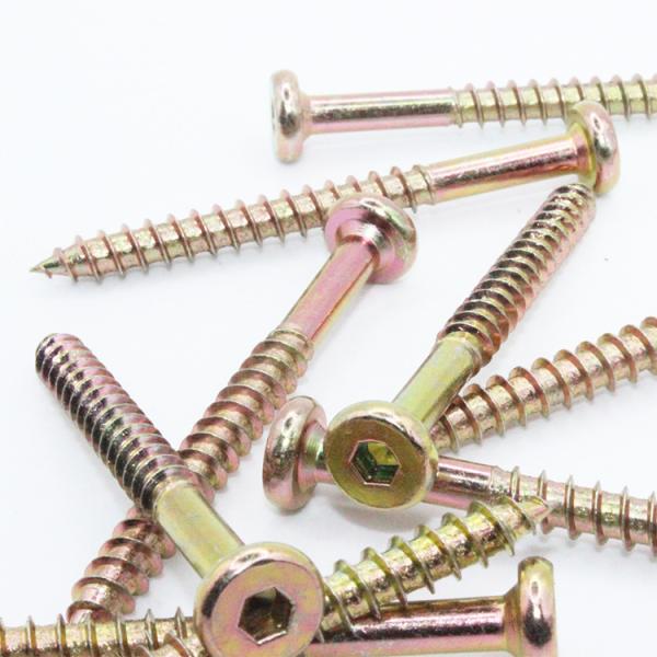 Buy cheap Metric Measurement System Hexagon Socket Flat Framing Head Furniture Screw from wholesalers