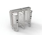 Entrance And Exit Full Height Turnstile Gate High Security Guard Semi-Auto Dual