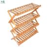 Buy cheap Bamboo Wood Foldable Free Installation 4 Tier Shoe Storage Shelf from wholesalers