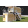 Buy cheap Dormitory Prefab Container House 4 Bedroom Two Story Shipping Container Homes from wholesalers
