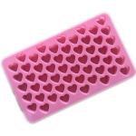 Silicone Mini Heart 55-Cavity Molds For Baking, Heart Shape Ice Cube Candy