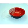 Buy cheap Round Sushi Disposable Food Packaging With Lid , Recyclable Food Containers from wholesalers