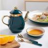 Buy cheap Vintage Porcelain Soup Teapot Small Ceramic Teapot For Banqueting from wholesalers