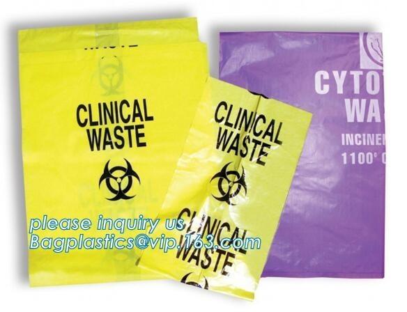 Buy cheap Clinical waste bags, clinical medial bags, clinical biohazard waste diposal bags, autoclavable biohazardous bags, medial from wholesalers