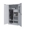 Buy cheap Metal Wardrobe 2 Door Steel Storage Cupboard Clothes Locker from wholesalers