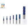 Buy cheap BOMA TOOLS HRC65 Carbide End Mill Cutter 4Flute for stainless steel milling in Nano Blue Coating from wholesalers