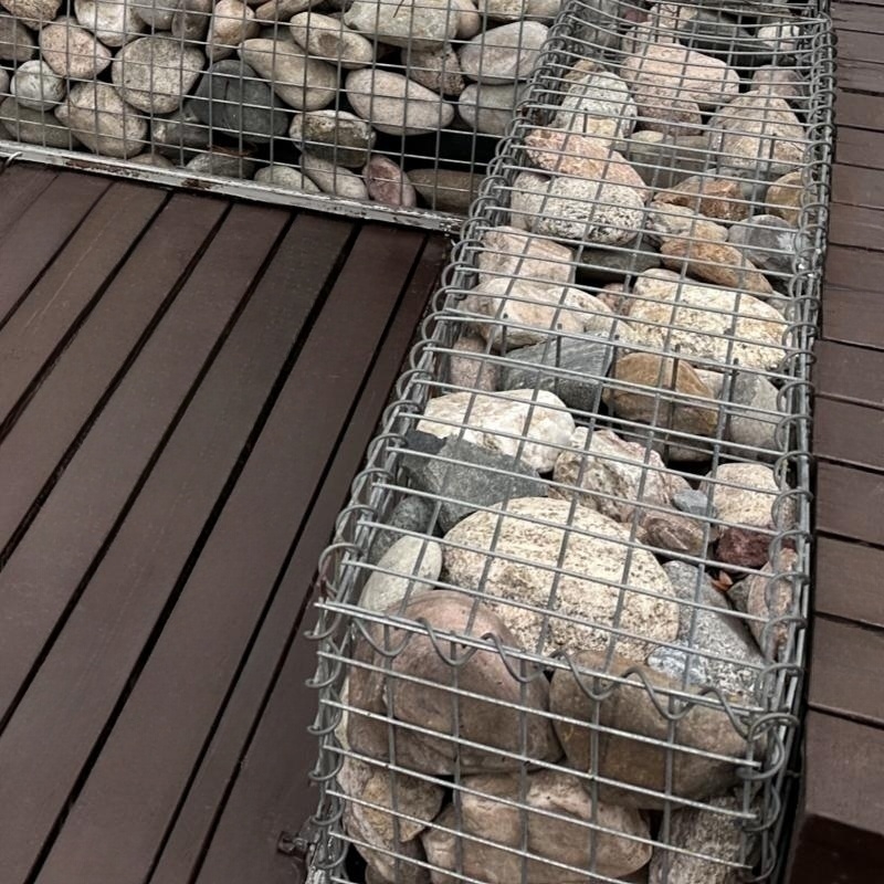 Processing Service Bending Garden Decoration Welded Gabion Box with Standard Sizes