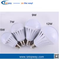 Buy cheap high brightness 5w 7w 9w 12w e27 e14 b22 screw base led bulb light product