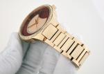 Ladies Quartz Analog Waterproof Wrist Watch Waterproof Rose Gold Color