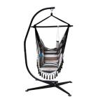 Hammock Chair Stand Steel 450lbs Capacity Modern Design for Bedroom Patio at