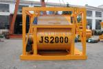 2m3 Horizontal Twin Shaft JS2000 Concrete Mixer Machine For Construction