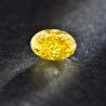 Buy cheap 10 Mohs VVS-VS Oval Lab Created Canary Diamond IGI Certified from wholesalers