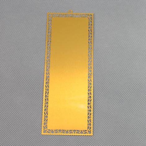 Buy cheap Sublimation Gold Book Mark from wholesalers