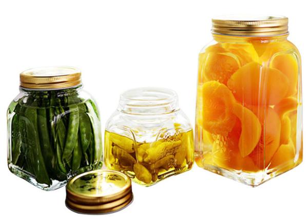 Buy cheap Safe Hygienic Glass Canning Jars Glass Food Storage Jars For Dried Fruits from wholesalers